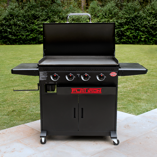 Char-Griller Flat Iron® 4-Burner Premium Gas Griddle