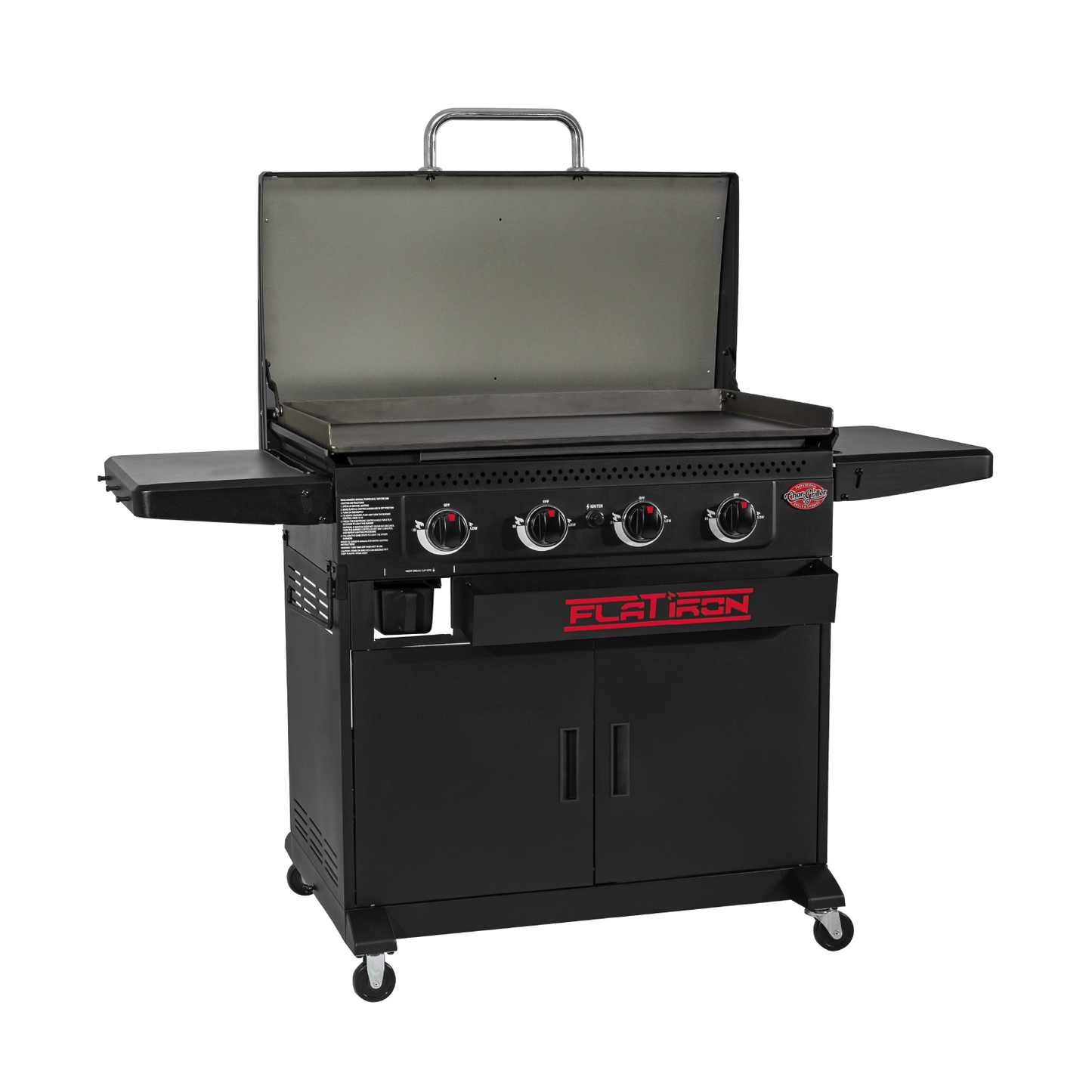 Char-Griller Flat Iron® 4-Burner Premium Gas Griddle