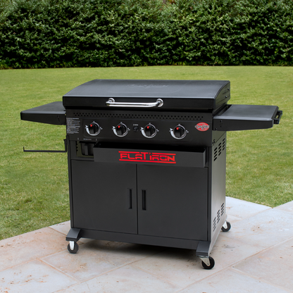 Char-Griller Flat Iron® 4-Burner Premium Gas Griddle