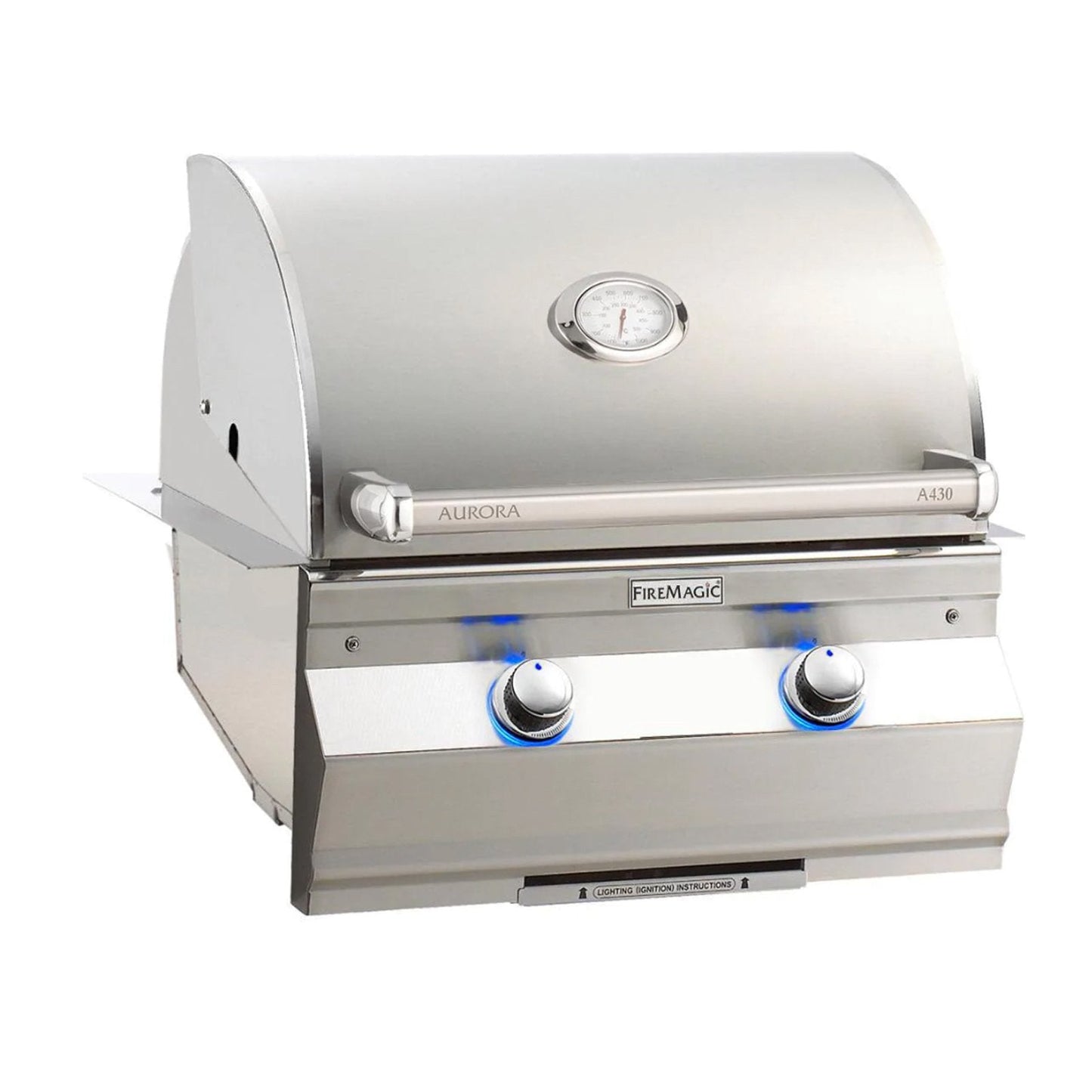 Fire Magic Aurora A430i 24-Inch Natural Gas Built-In Grill w/ Analog Thermometer - A430I-7EAN