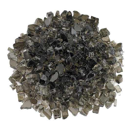 American Fire Glass 1/2-Inch Classic Fire Glass, 10-Pounds, Bronze