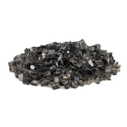 American Fire Glass 1/2-Inch Premium Fire Glass, 10-Pounds, Bronze Reflective