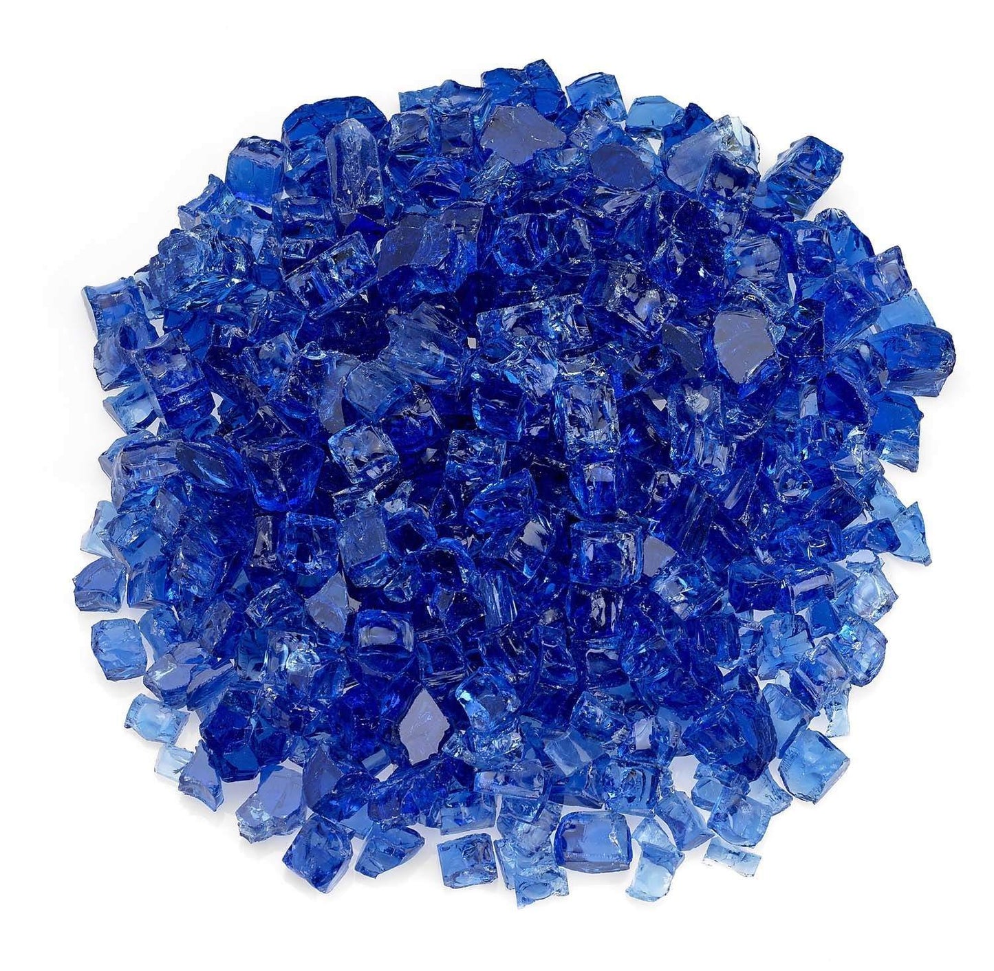 American Fire Glass 1/2-Inch Classic Fire Glass, 10-Pounds, Cobalt Blue
