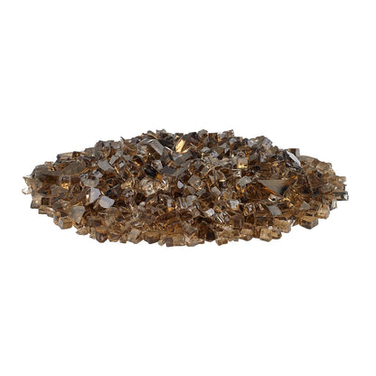 American Fire Glass 1/4-Inch Classic Fire Glass, 10-Pounds, Copper