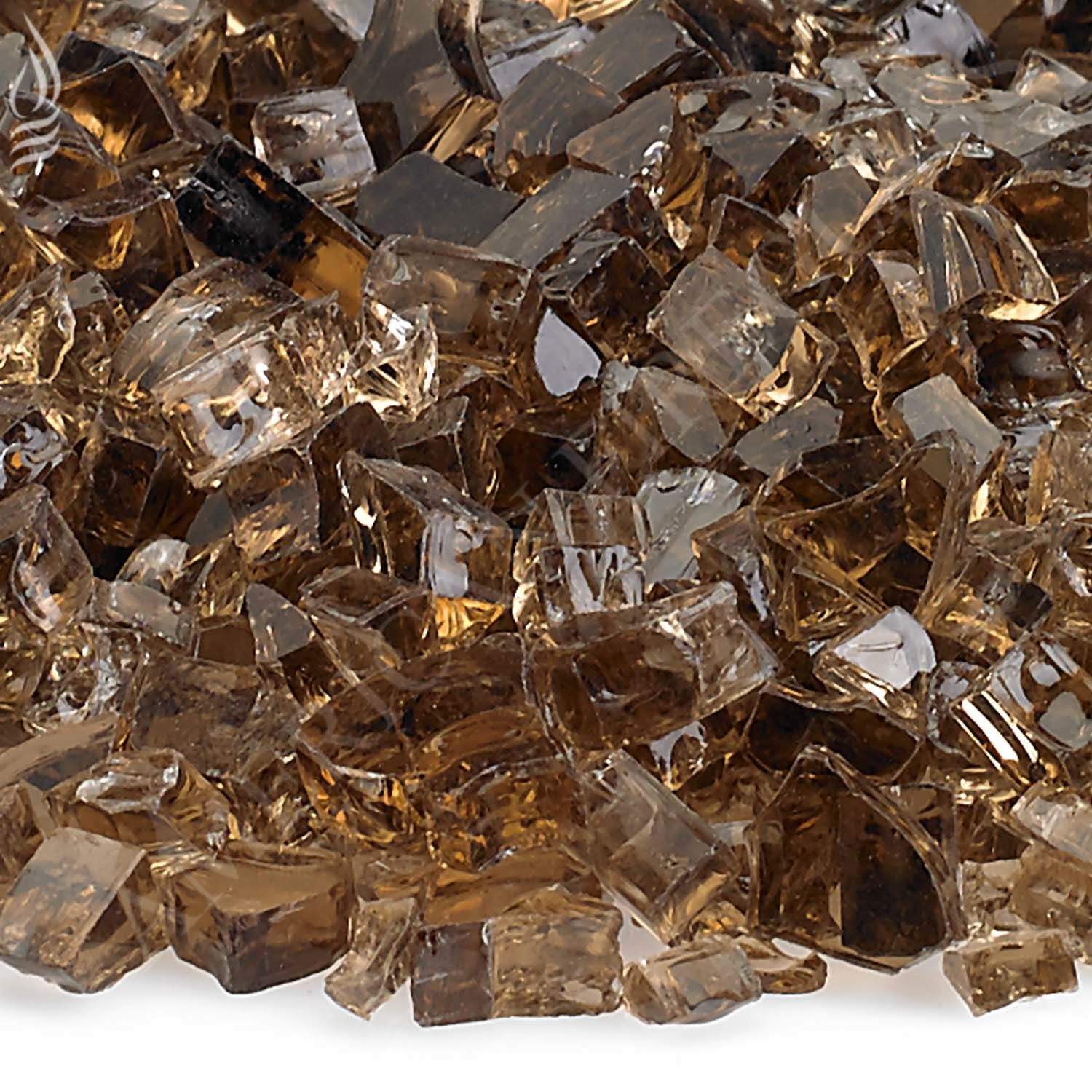 American Fire Glass 1/4-Inch Classic Fire Glass, 10-Pounds, Copper