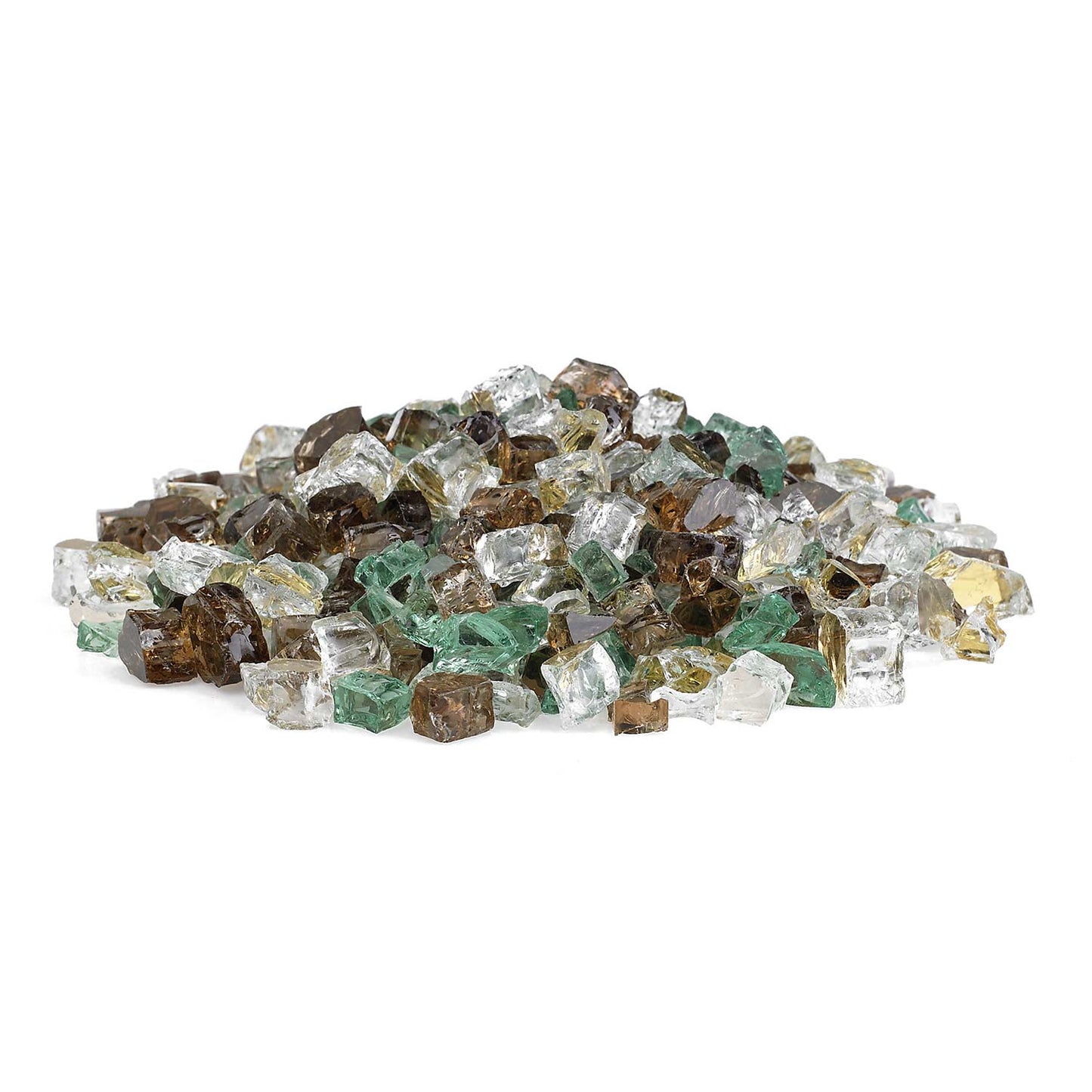 American Fire Glass 1/2-Inch Premium Fire Glass, 10-Pounds, Yosemite Reflective