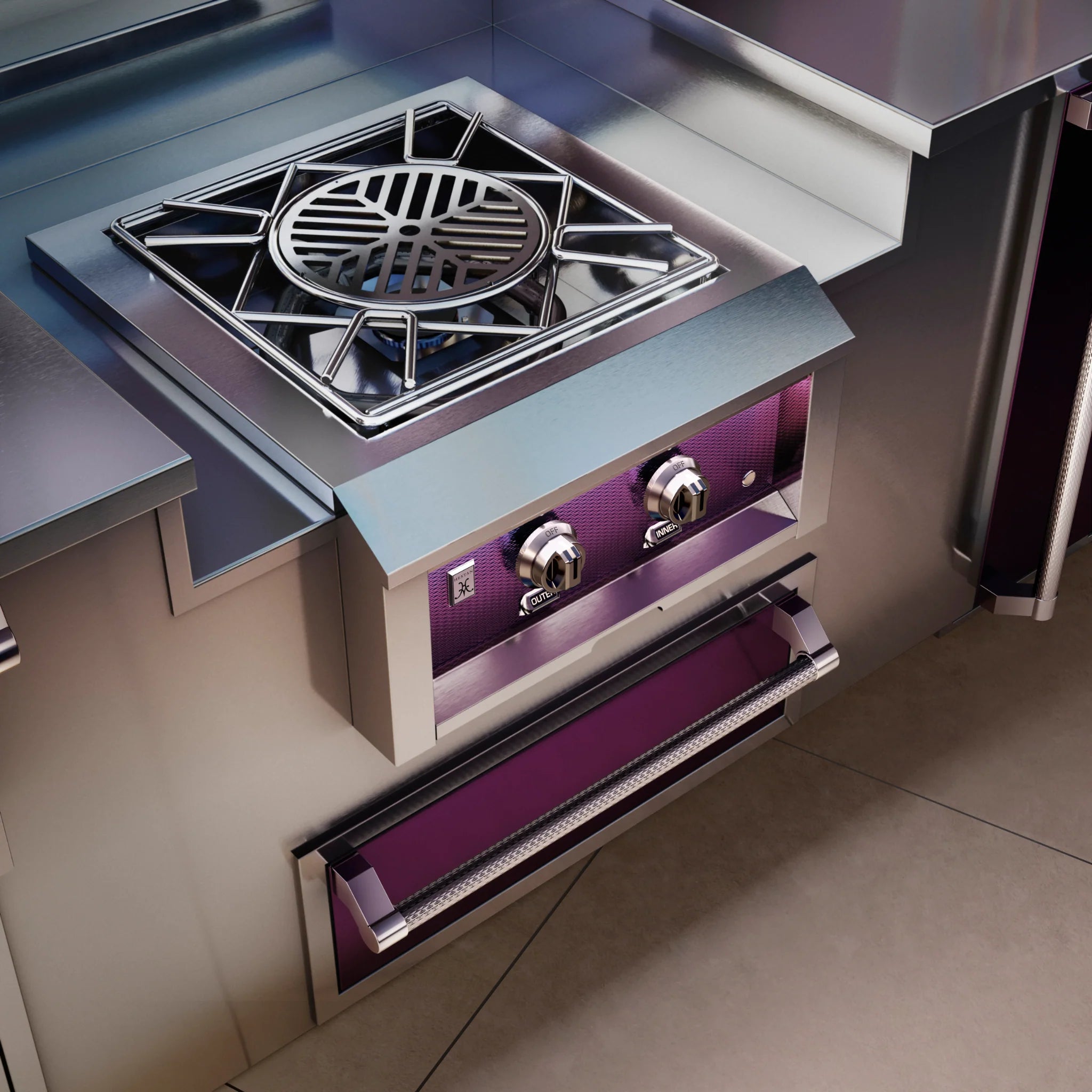 Hestan 24" Built-In Power Burner - AGPB24