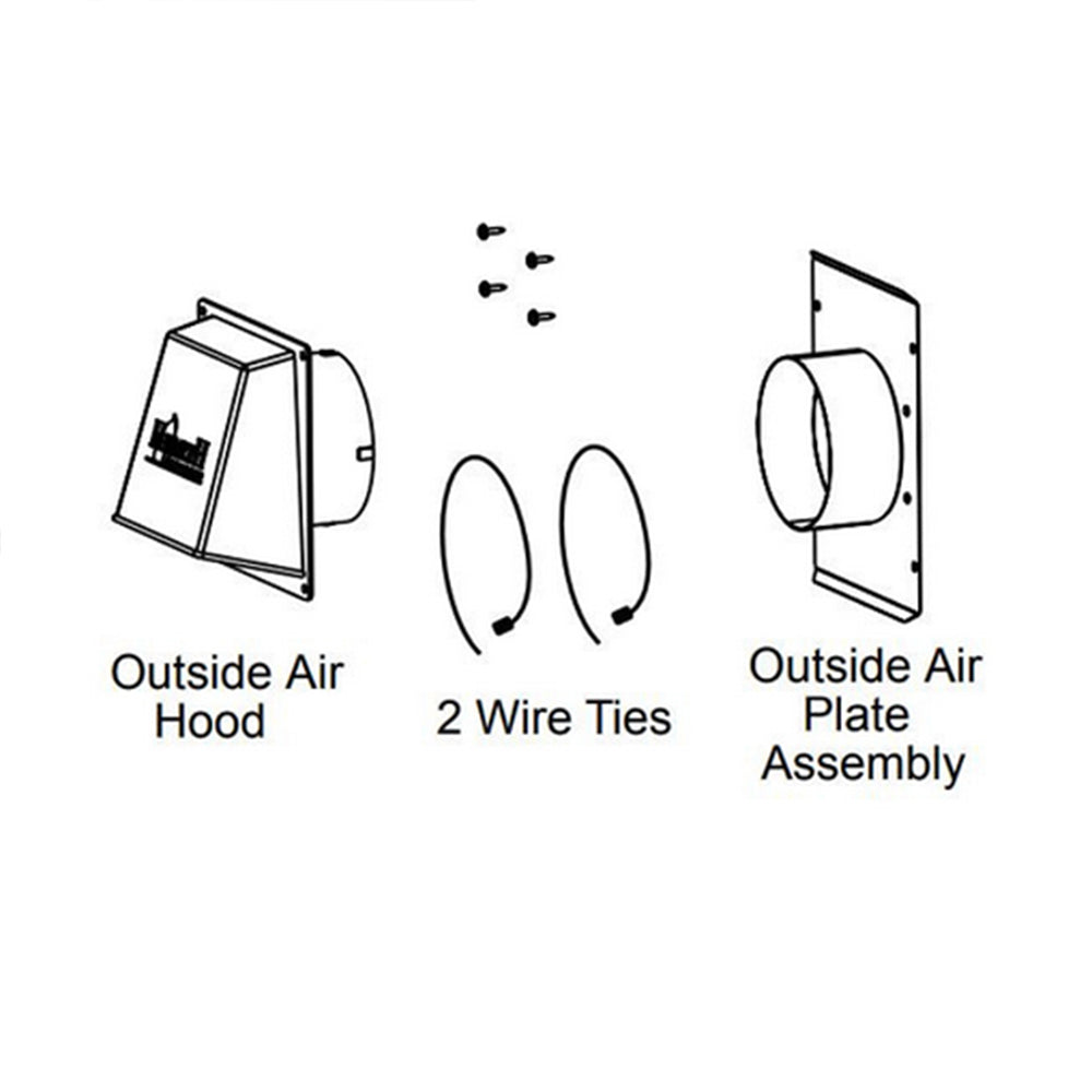 Majestic AK24 Outside Air Kit