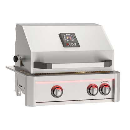 American Outdoor Grill L-Series 24-Inch Built-In Gas Grill W/ Rotisserie Kit