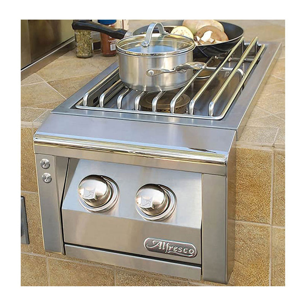 Alfresco Built-In, Double Side Burner - AXESB-2