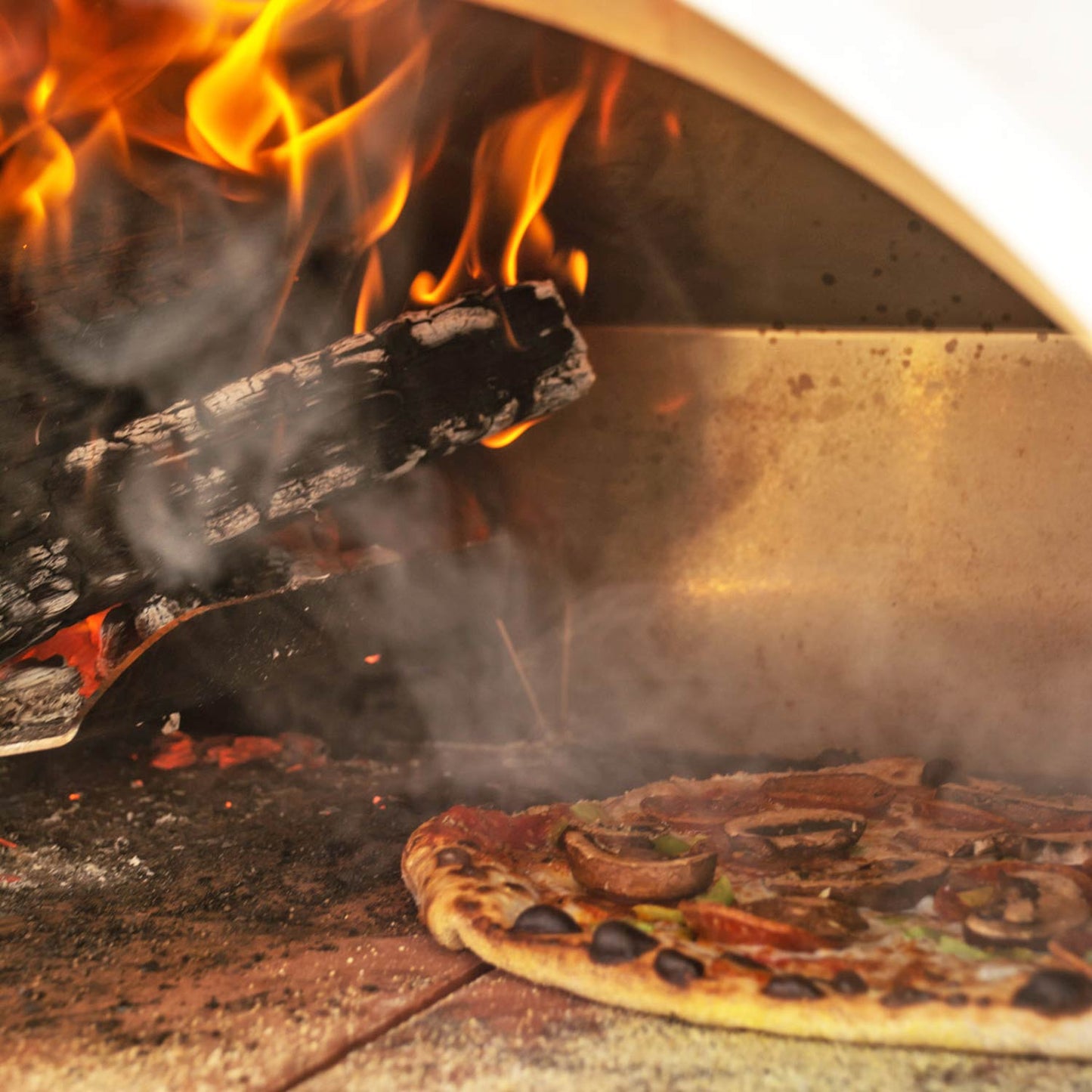 Alfa 4 Pizze 31-Inch Countertop Wood-Fired Pizza Oven