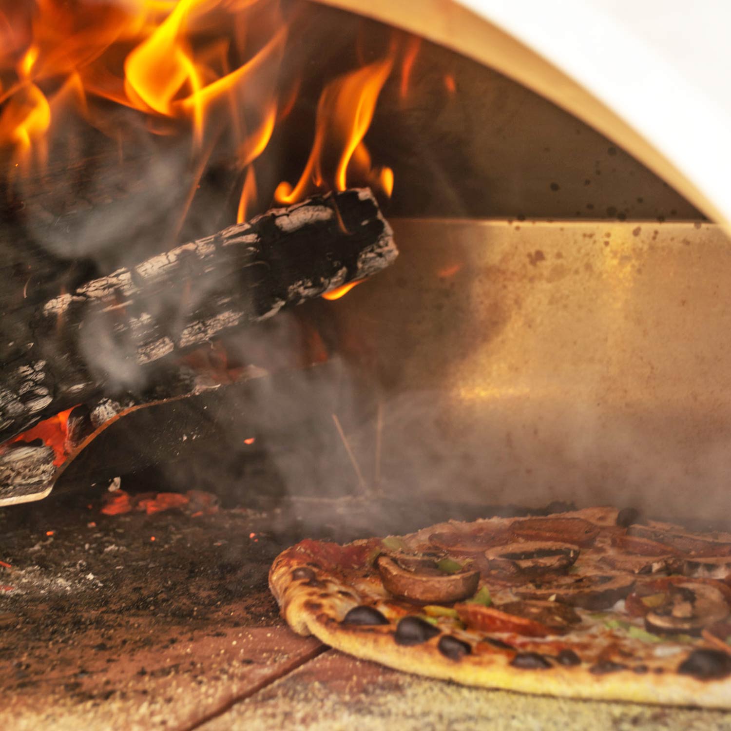 Alfa 4 Pizze 31-Inch Countertop Wood-Fired Pizza Oven