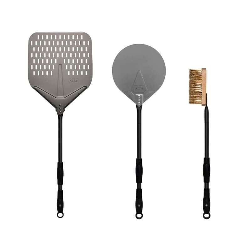 Alfa 48-Inch 3 Piece Medium Pizza Peel Kit