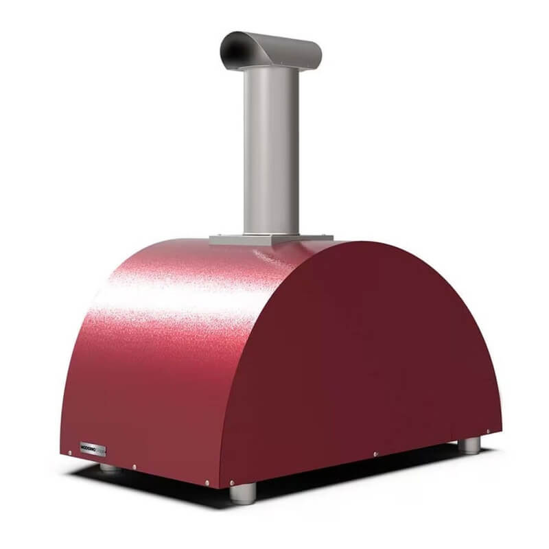 Alfa Moderno 3 Pizze Ruby Red Wood-Fired Pizza Oven