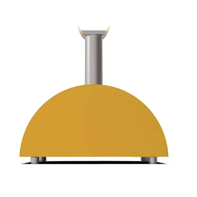 Alfa Moderno 3 Pizze Fire Yellow Wood-Fired Pizza Oven