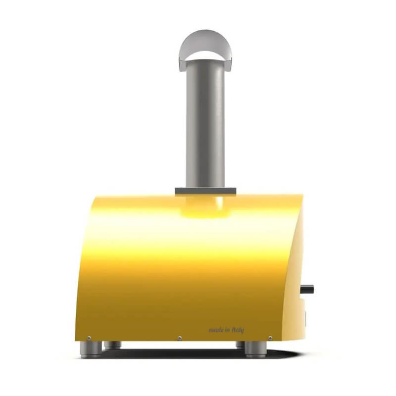 Alfa Moderno 3 Pizze Fire Yellow Wood-Fired Pizza Oven
