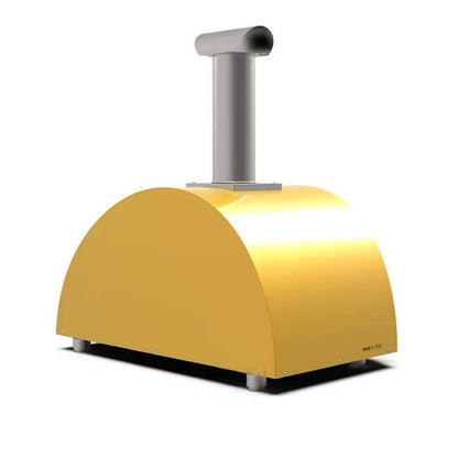 Alfa Moderno 3 Pizze Fire Yellow Wood-Fired Pizza Oven