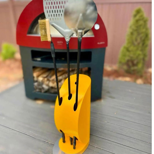 Alfa Vela Pizza Peel Holder - Imperial Yellow