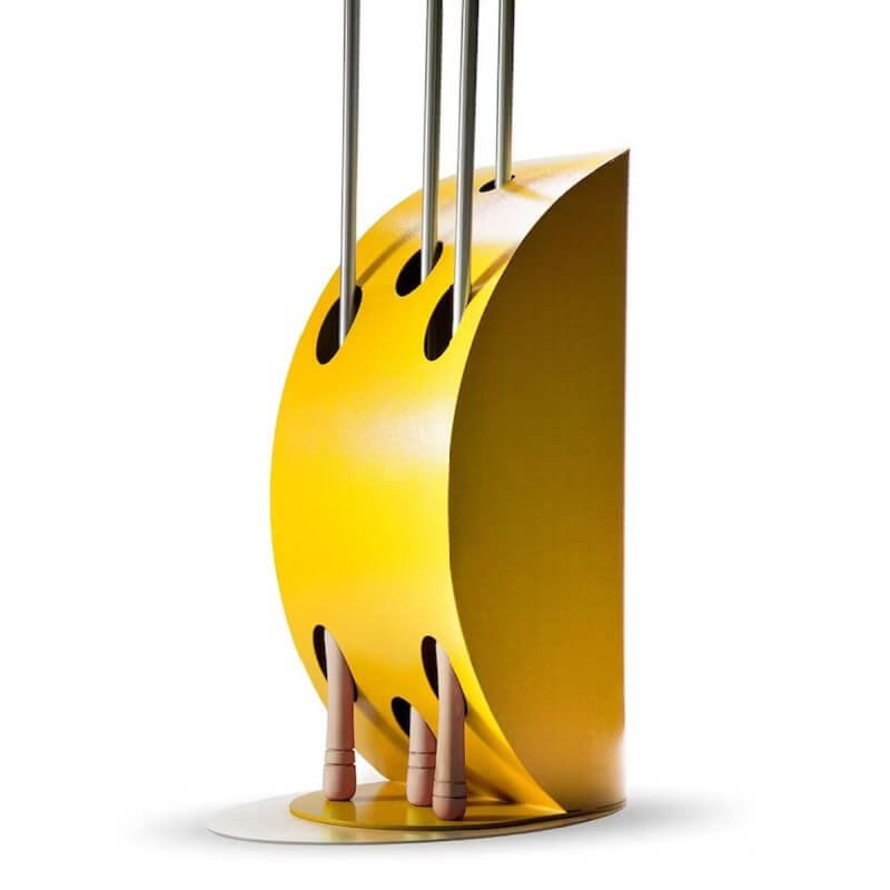 Alfa Vela Pizza Peel Holder - Imperial Yellow