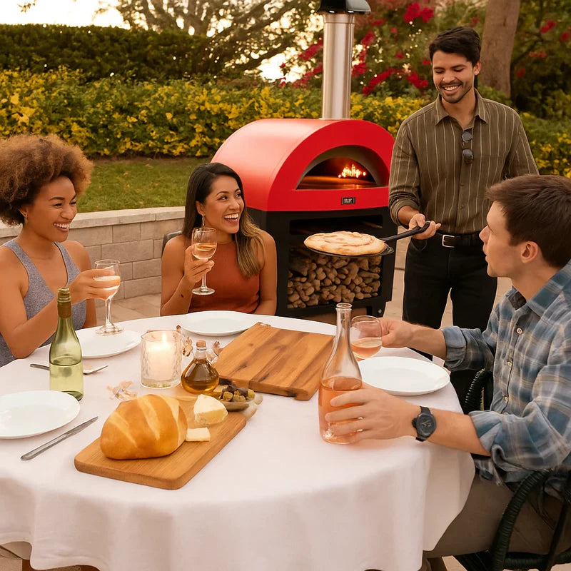 Alfa Moderno 5 Pizze Outdoor Natural Gas Pizza Oven