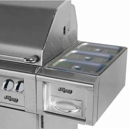Alfresco 14-Inch Cart Mount Food Warmer and Steam Table
