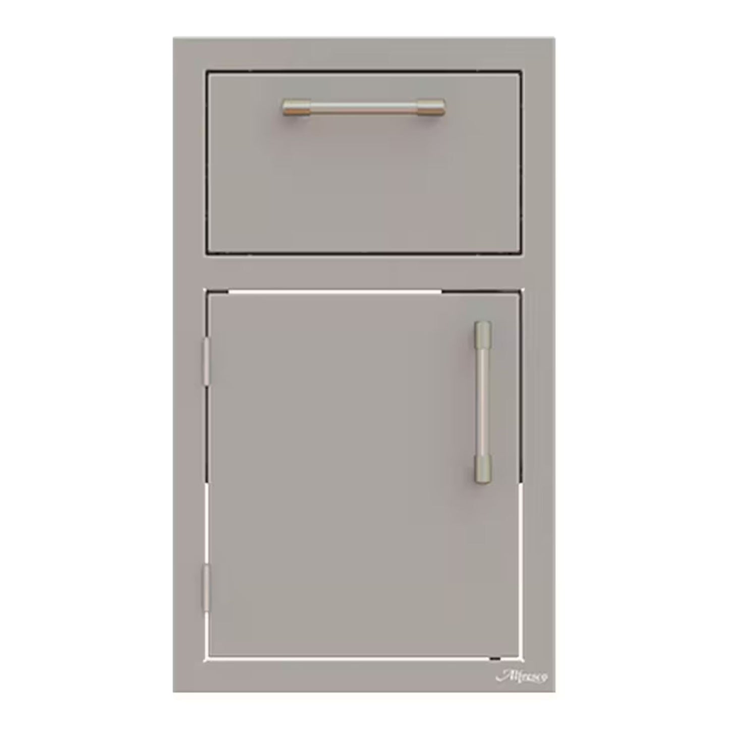 Alfresco 17-Inch Stainless Steel Left-Hinged Door & Paper Towel Holder Combo