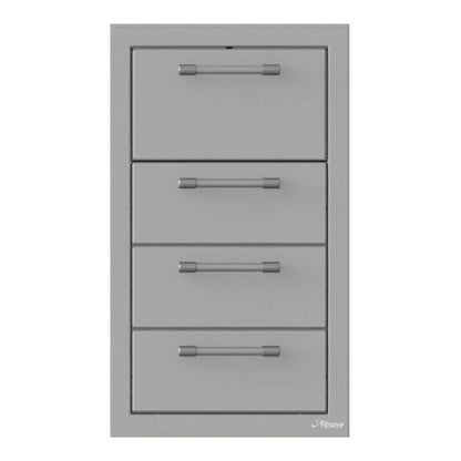 Alfresco 17-Inch Stainless Steel Triple Drawer & Paper Towel Holder Combo