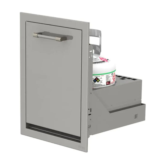 Alfresco 18-Inch Stainless Steel Propane Tank Drawer