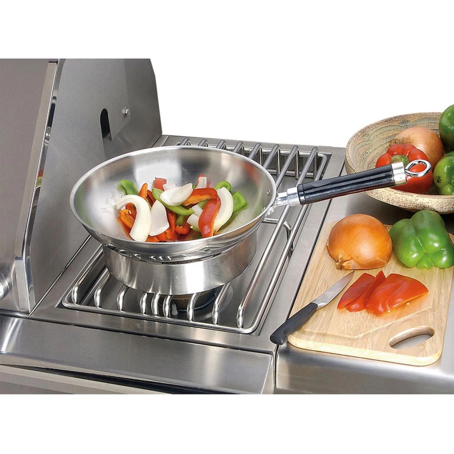 Alfresco Gas Double Side Burner For Freestanding Grills