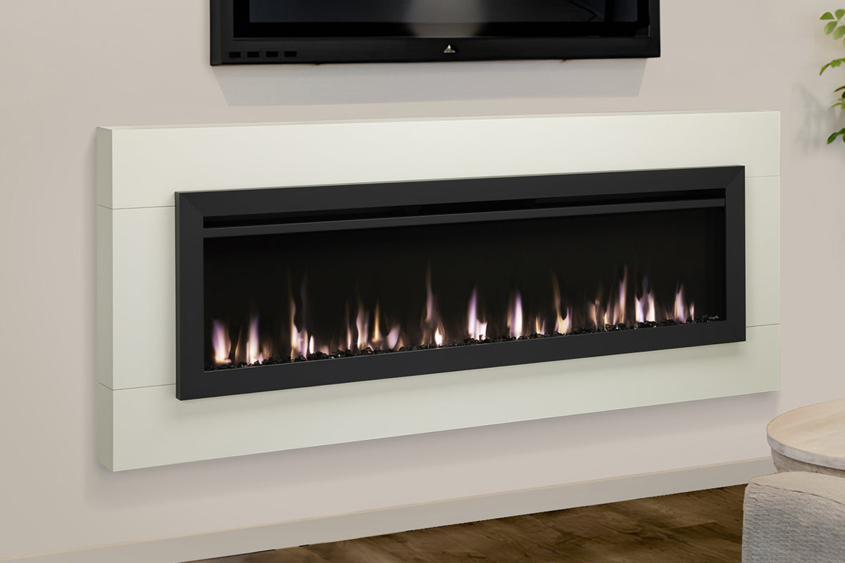 SimpliFire Allusion Slim 60'' Wall Mount / Recessed Electric Fireplace
