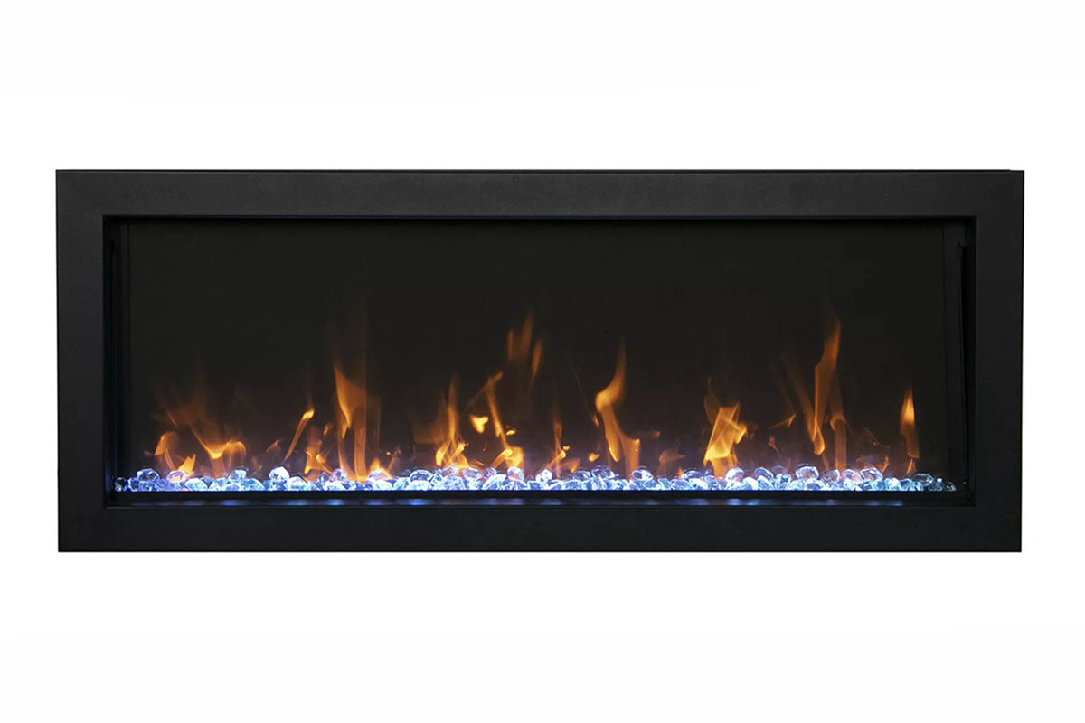 Amantii Panorama 50 inch Extra Slim Built-in Indoor/Outdoor Linear Electric Fireplace