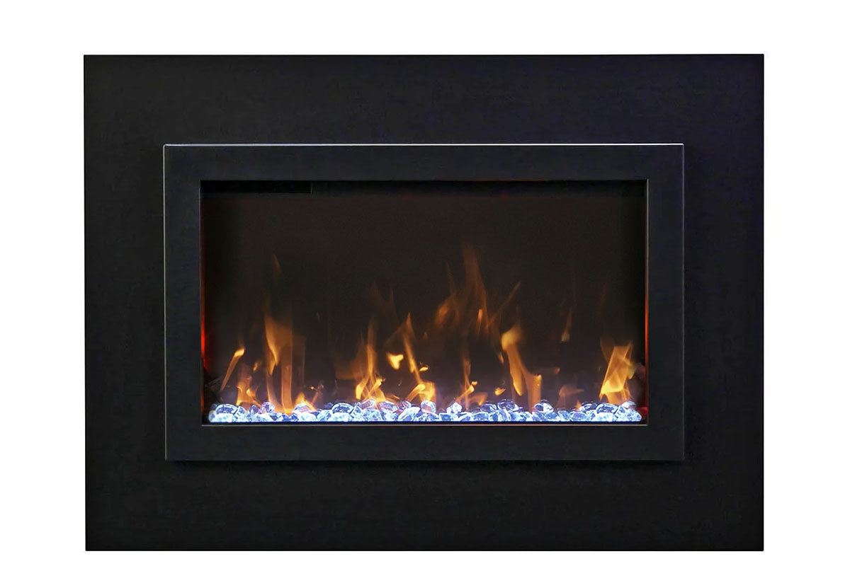 Amantii Traditional Bespoke 38-Inch Built-In Indoor/Outdoor Smart Electric Firebox Insert