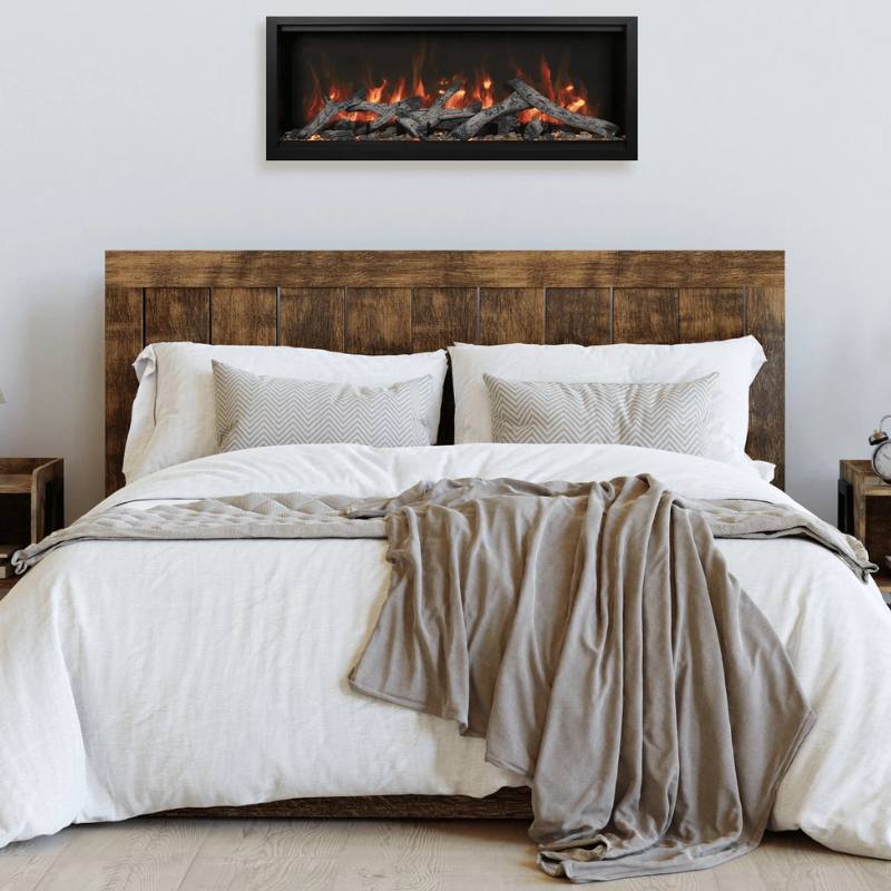 Amantii Symmetry Xtra Tall 100" Built-In Linear Electric Fireplace | SYM-100-XT