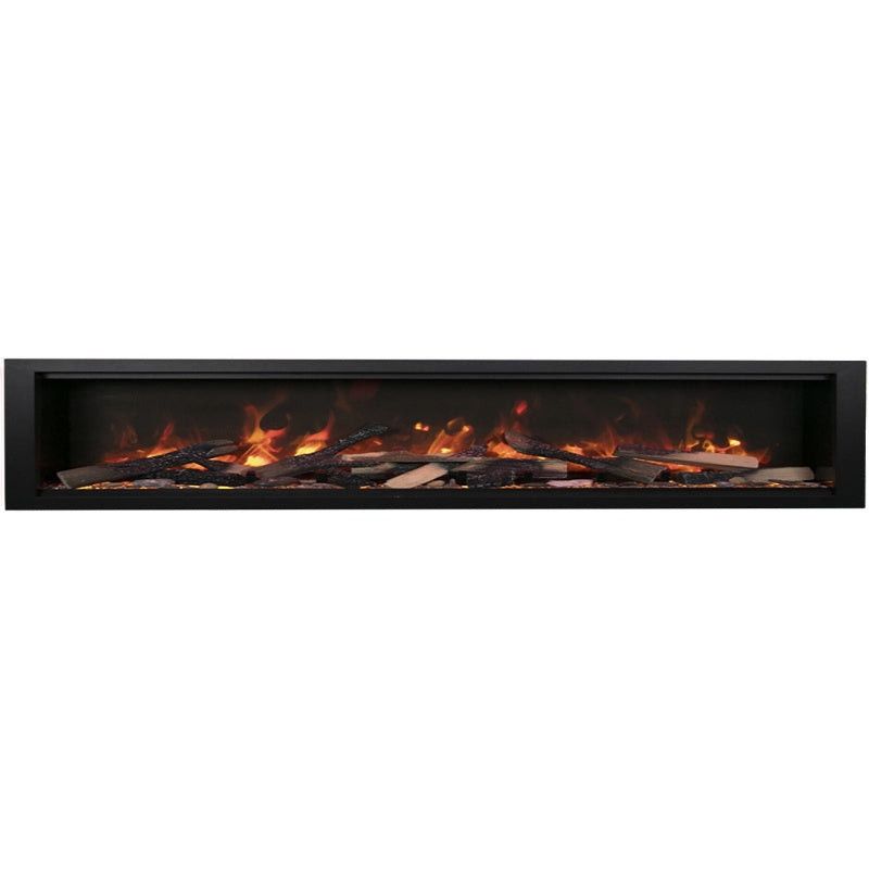Amantii Symmetry Xtra Tall 100" Built-In Linear Electric Fireplace | SYM-100-XT