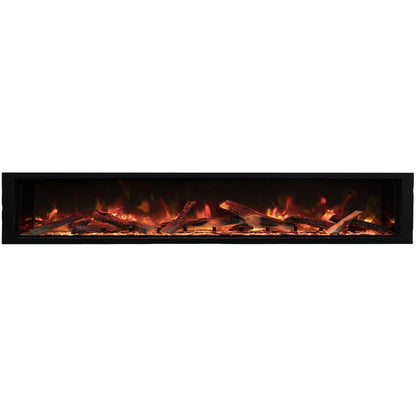 Amantii Symmetry Xtra Tall 100" Built-In Linear Electric Fireplace | SYM-100-XT