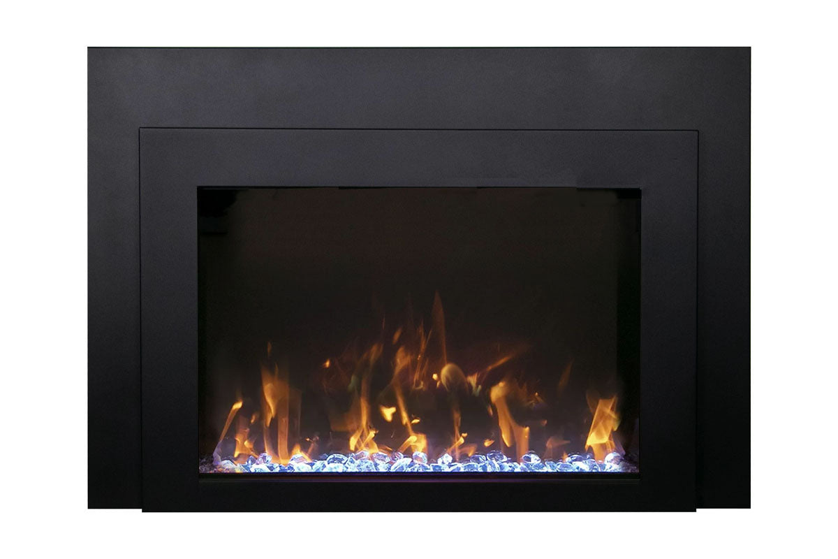 Amantii Traditional Bespoke 33-Inch Built-In Indoor/Outdoor Smart Electric Firebox Insert