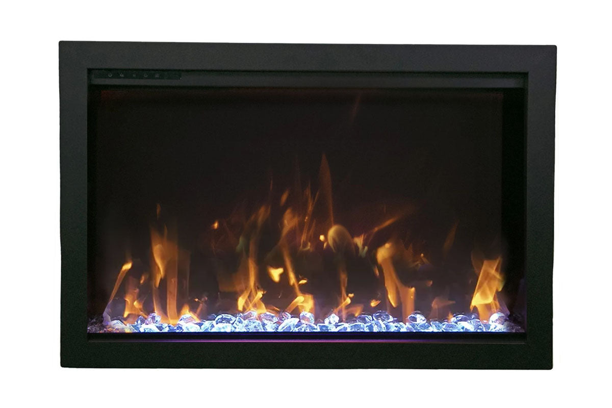 Amantii Traditional Bespoke 33-Inch Built-In Indoor/Outdoor Smart Electric Firebox Insert