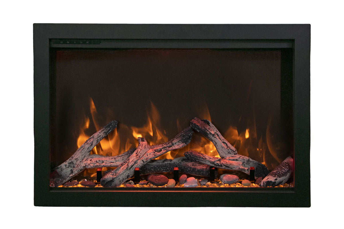 Amantii Traditional Bespoke 38-Inch Built-In Indoor/Outdoor Smart Electric Firebox Insert