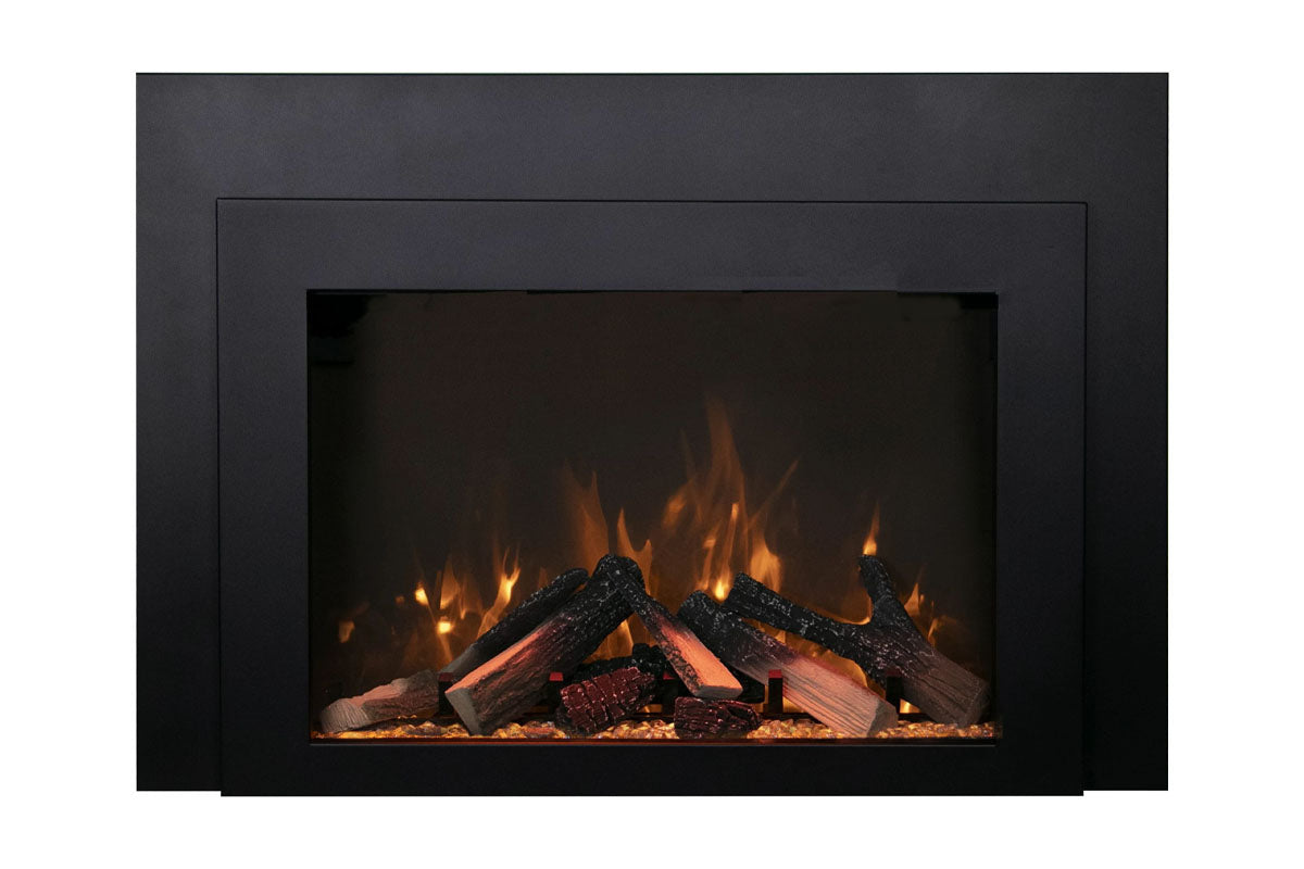 Amantii Traditional Bespoke 33-Inch Built-In Indoor/Outdoor Smart Electric Firebox Insert