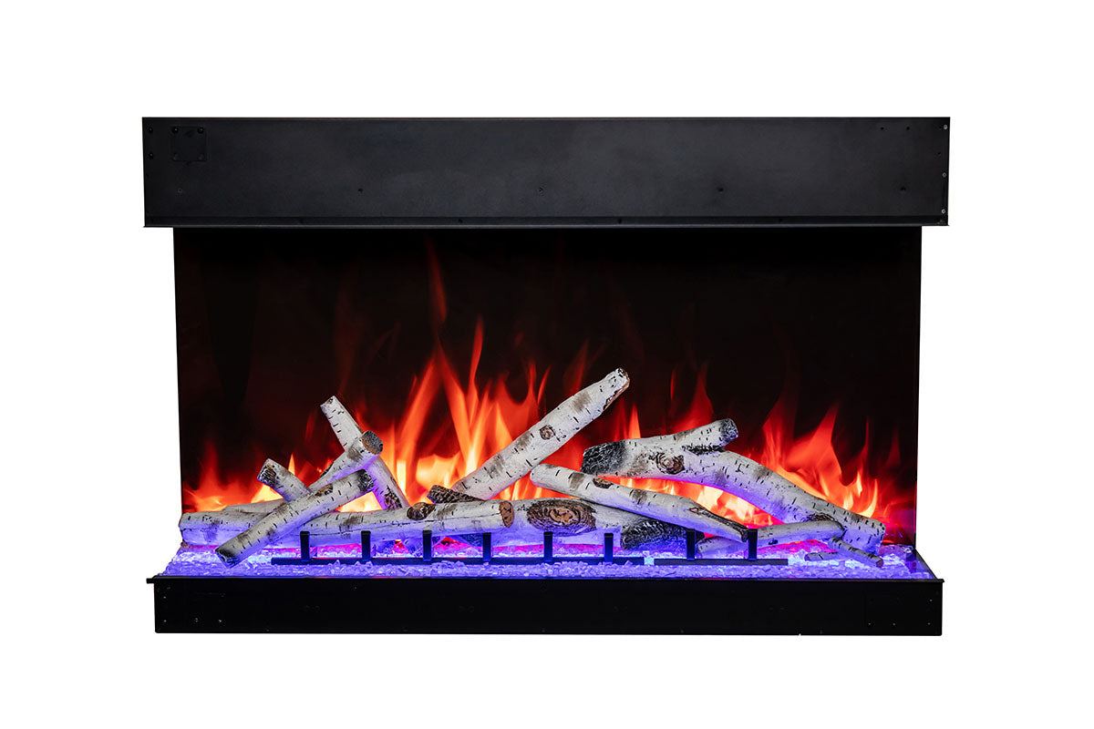 Amantii Tru View Bespoke 45-inch 3-Sided Built In Indoor/Outdoor Electric Fireplace