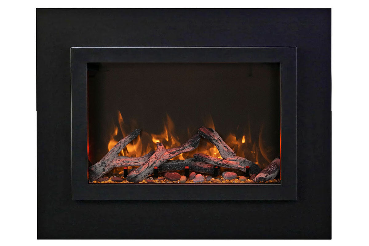 Amantii Traditional Bespoke 33-Inch Built-In Indoor/Outdoor Smart Electric Firebox Insert