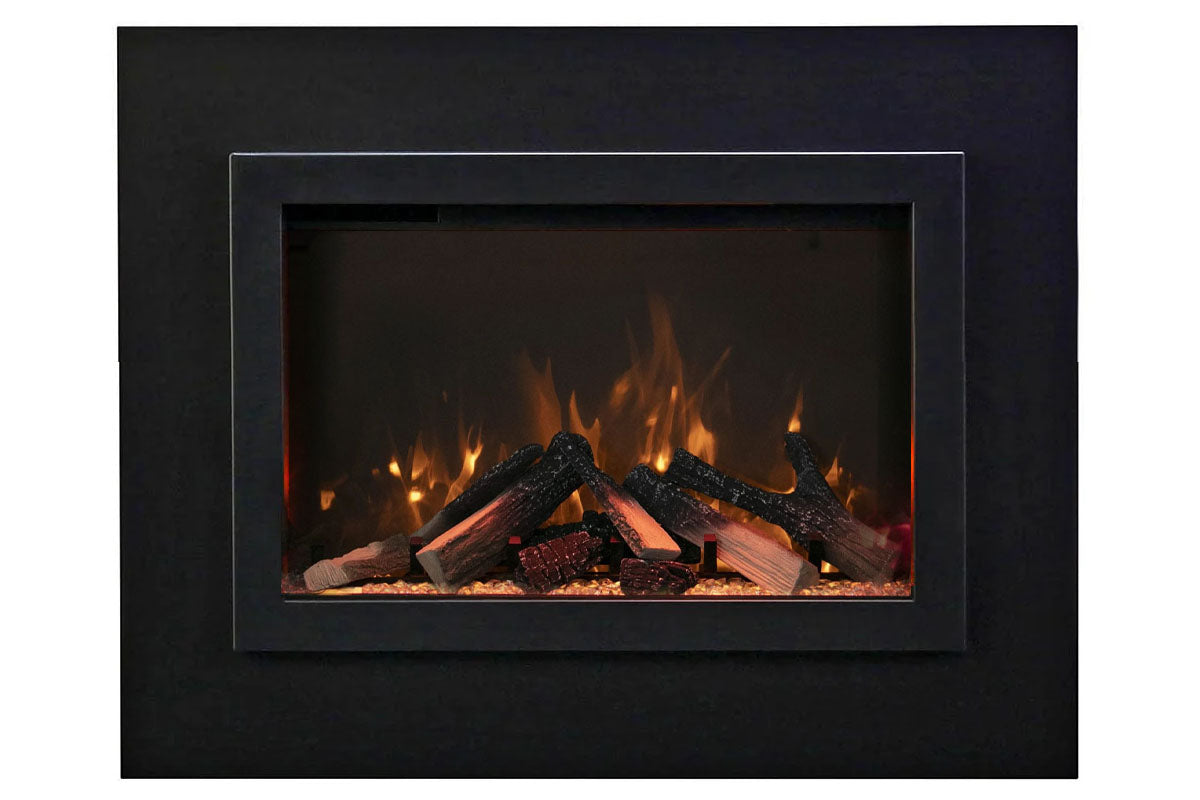 Amantii Traditional Bespoke 33-Inch Built-In Indoor/Outdoor Smart Electric Firebox Insert