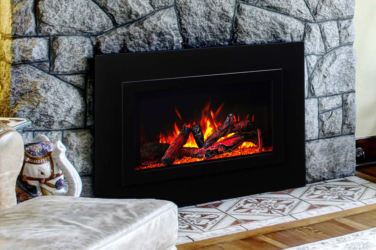 Amantii Traditional Series 30-Inch Built-In Indoor/Outdoor Electric Firebox Insert