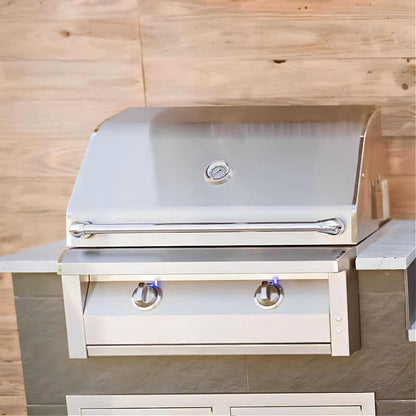 American Renaissance Grill 30 Inch 2 Burner Built-In Gas Grill