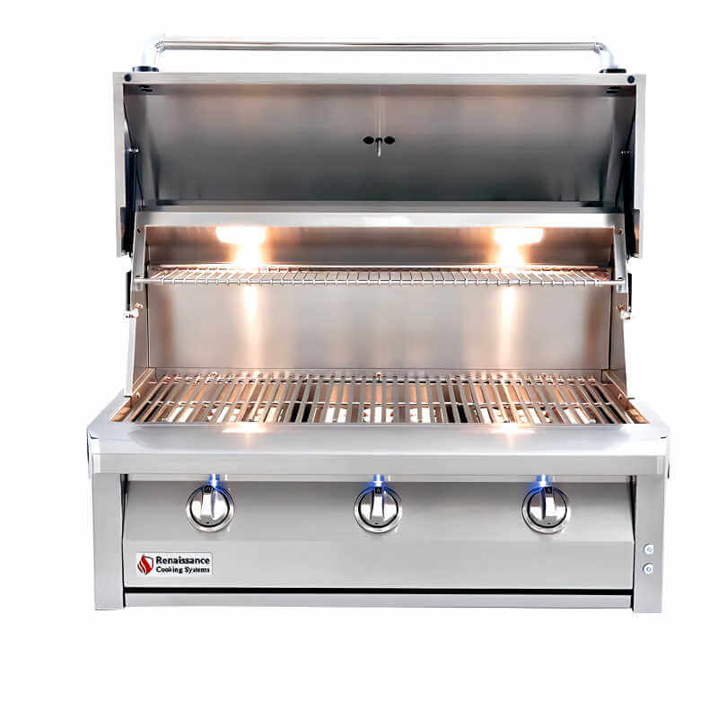 American Renaissance Grill 36 Inch 3 Burner Freestanding Gas Grill