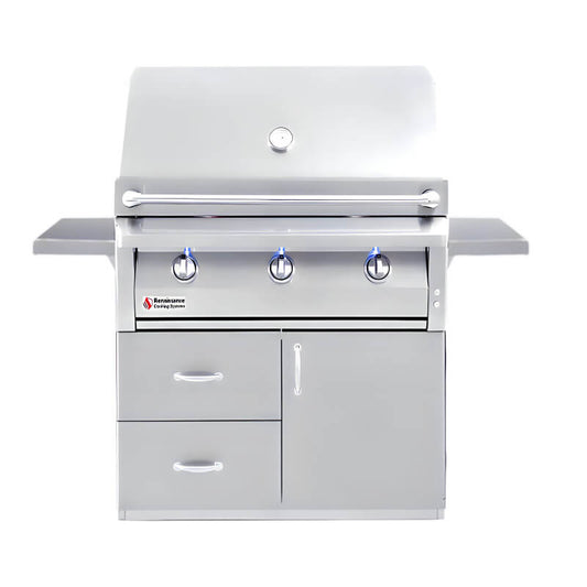 American Renaissance Grill 36 Inch 3 Burner Freestanding Gas Grill