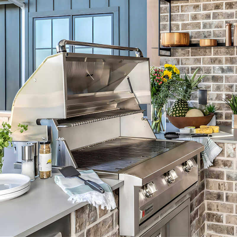 American Renaissance Grill 42 Inch 3 Burner Built In Gas Grill