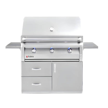 American Renaissance Grill 42 Inch 3 Burner Freestanding Gas Grill