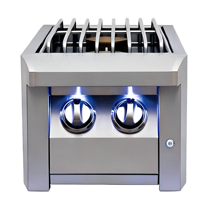 American Renaissance Grill Built-In Double Side Burner - ASBSSB