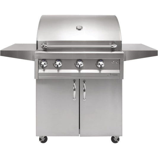 Artisan Professional 32-Inch 3-Burner Freestanding Gas Grill w/ Rotisserie